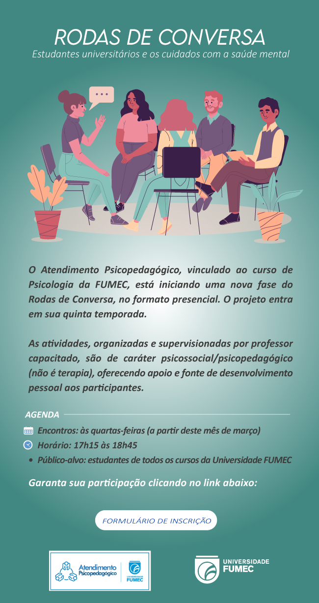 UNIFUCAMP  RODA DE CONVERSA ON-LINE: SAÚDE DURANTE A PANDEMIA